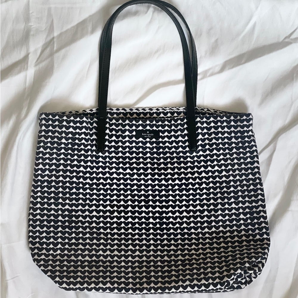 Kate Spade New York "Bon Shopper" Heart's Tote Bag
